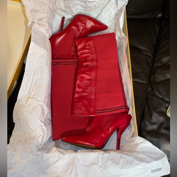 FENDI Thigh High Boots, EU 40 - Picture 12 of 16
